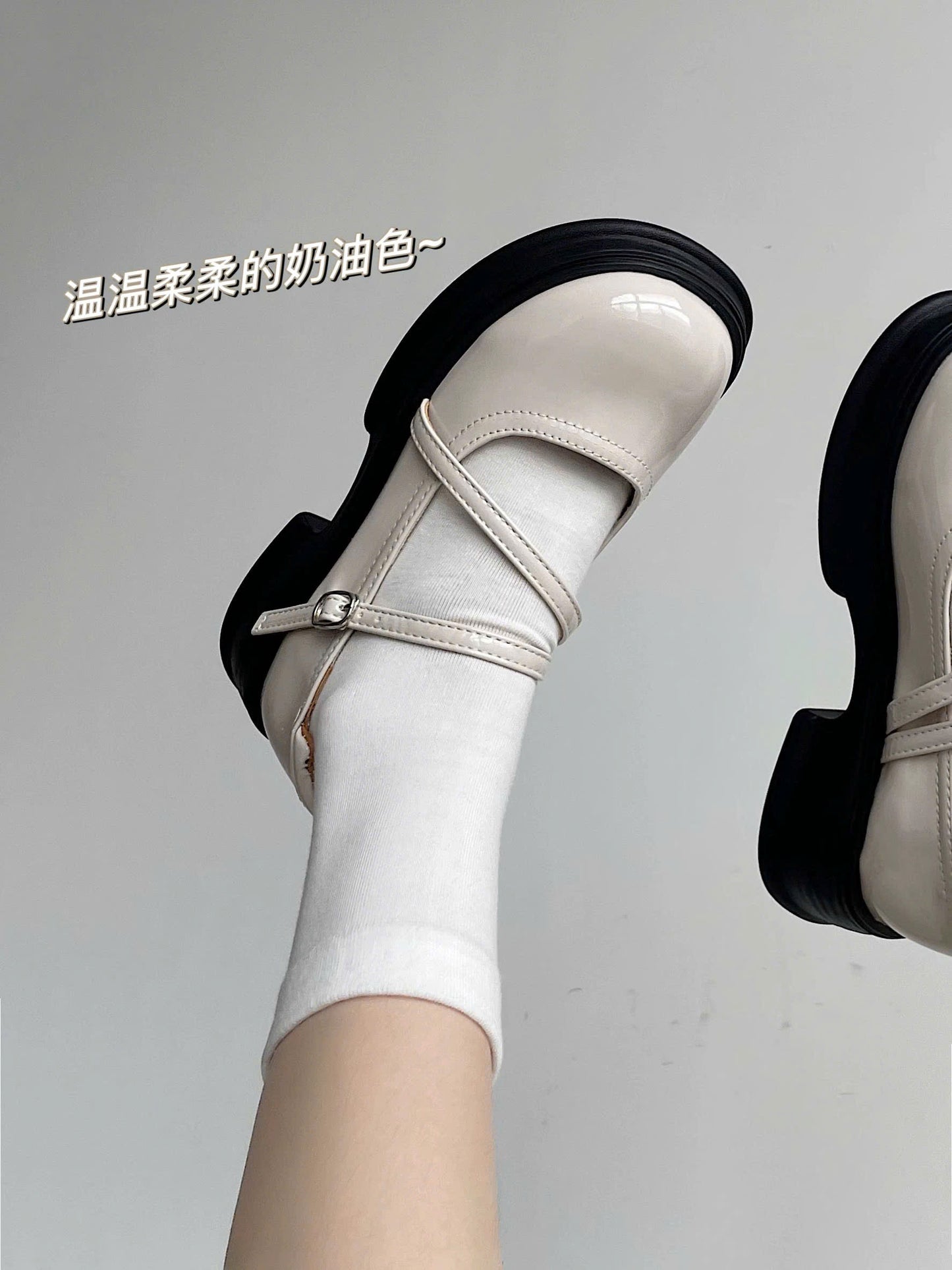 Giày Mary Jane đế cao gom order cực mềm