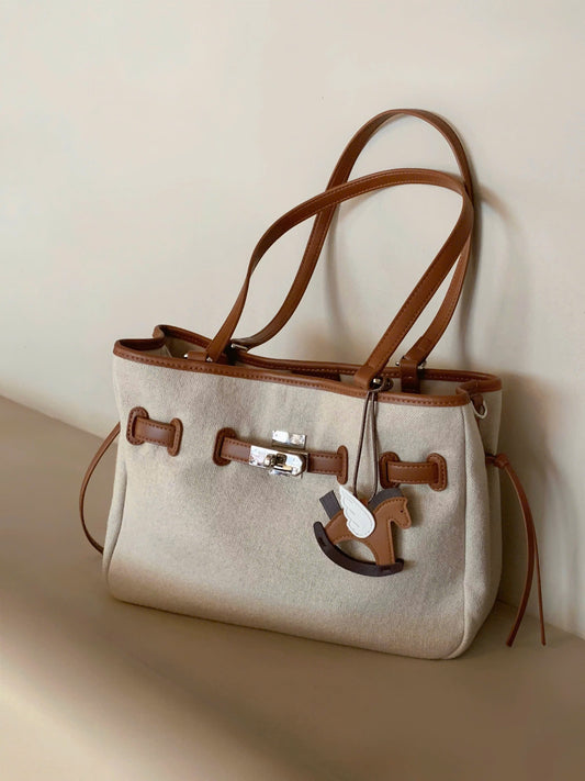 Túi tote đeo vai canvas Chio'2nd