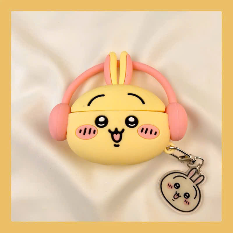Case Airpods hoạt hình đeo tai nghe
