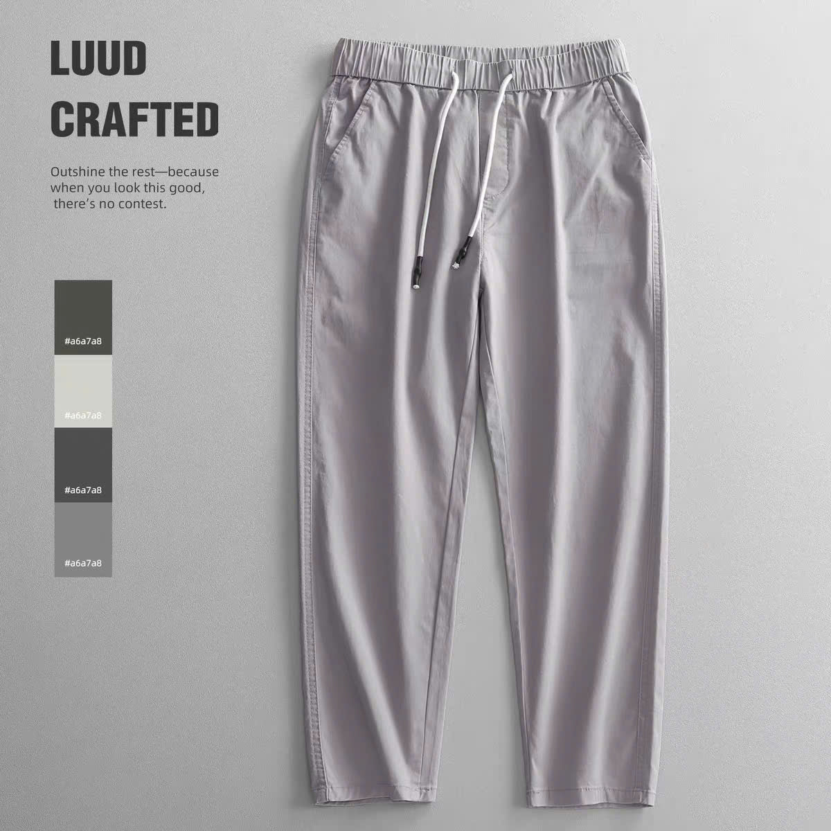 Quần jogger lưng thun dây rút