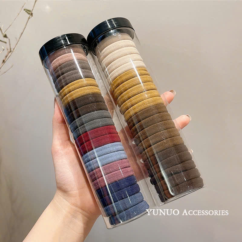 Hũ thun cột tóc nhiều màu, tiết kiệm