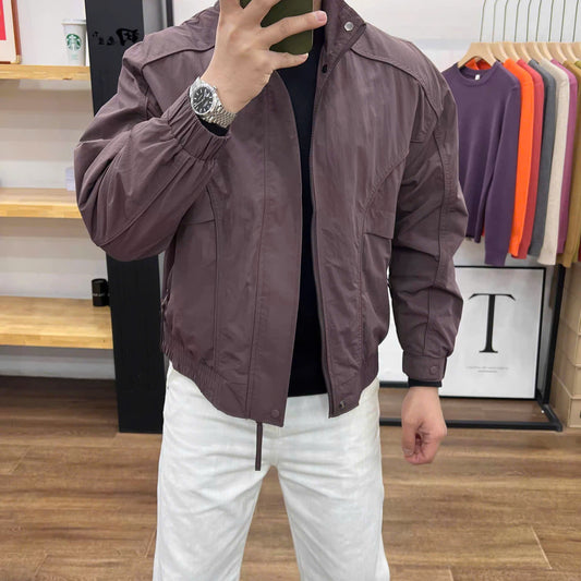 Áo khoác bomber cổ đứng nam tính