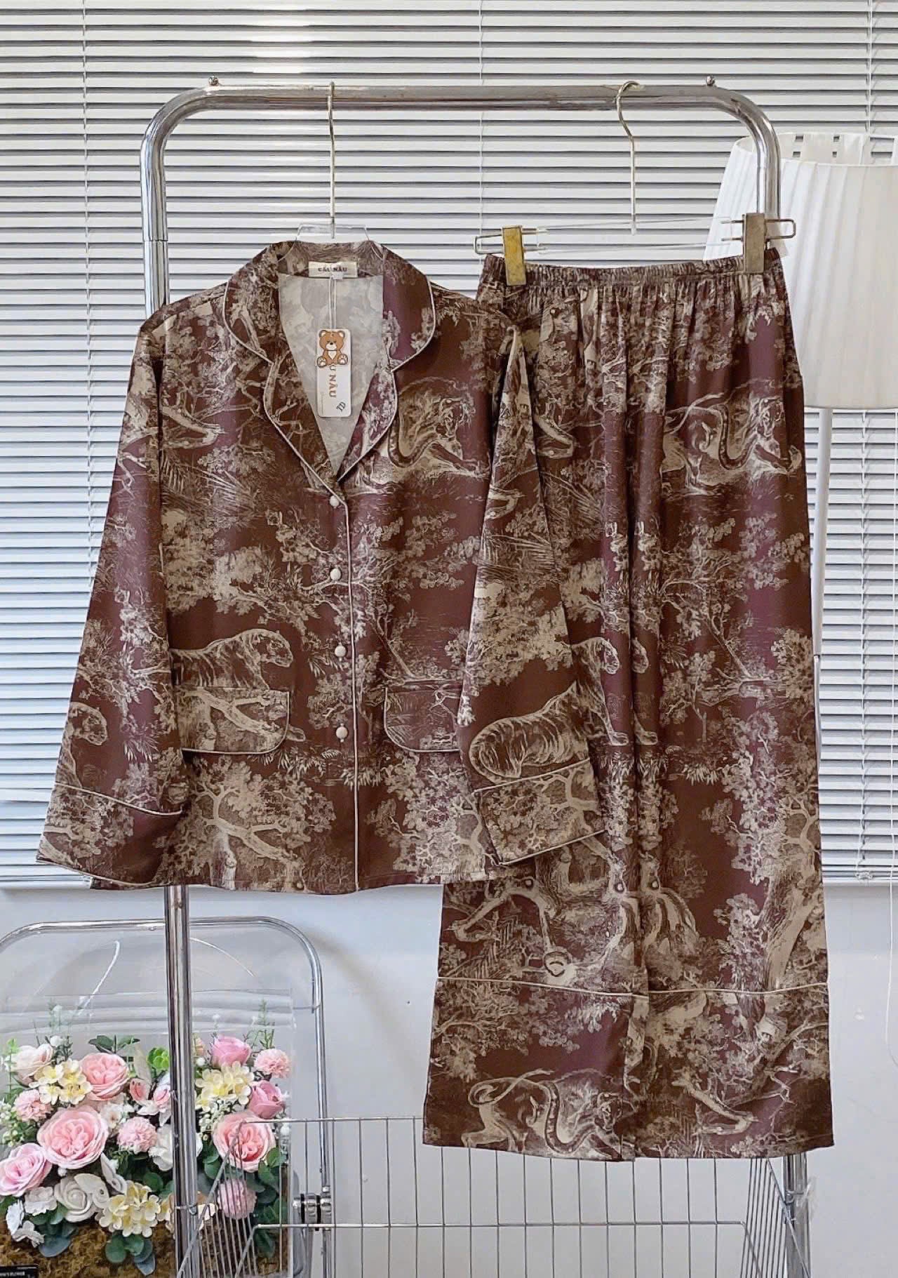 Pijama sang chảnh Teddy Latin truyền thống