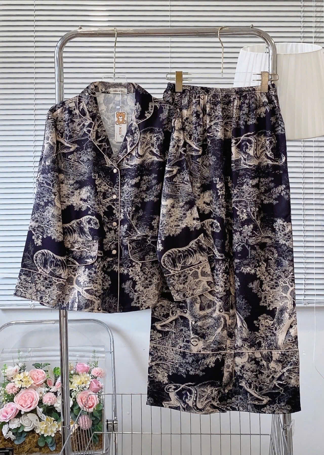 Pijama sang chảnh Teddy Latin truyền thống
