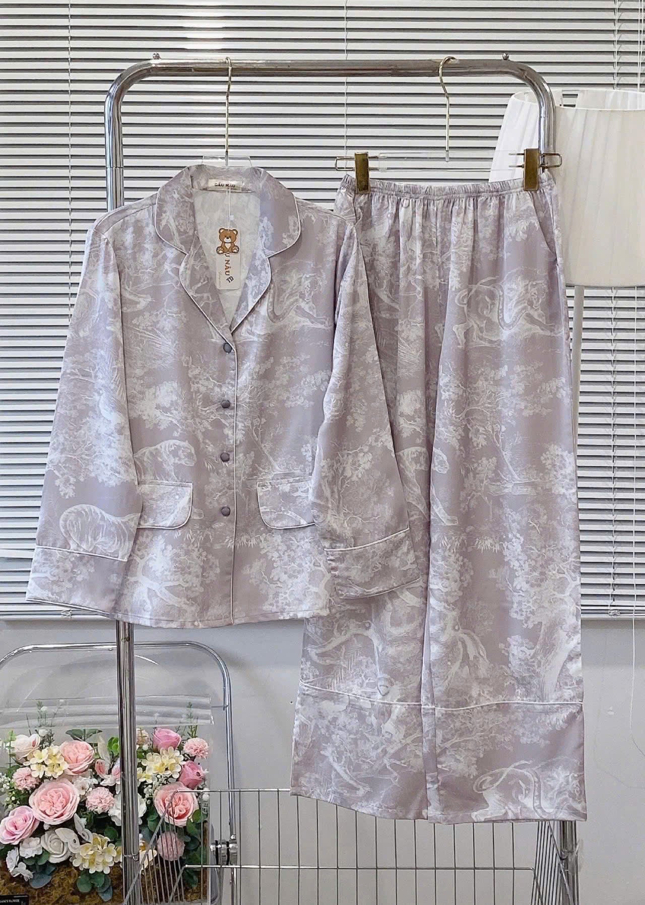 Pijama sang chảnh Teddy Latin truyền thống