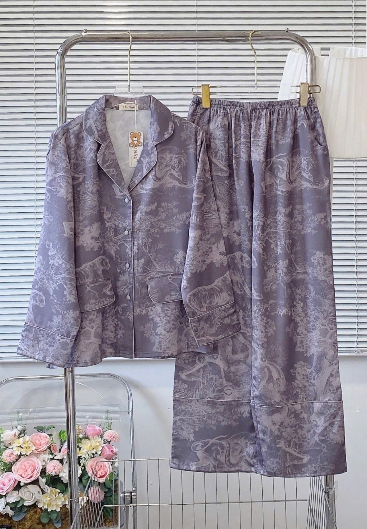 Pijama sang chảnh Teddy Latin truyền thống