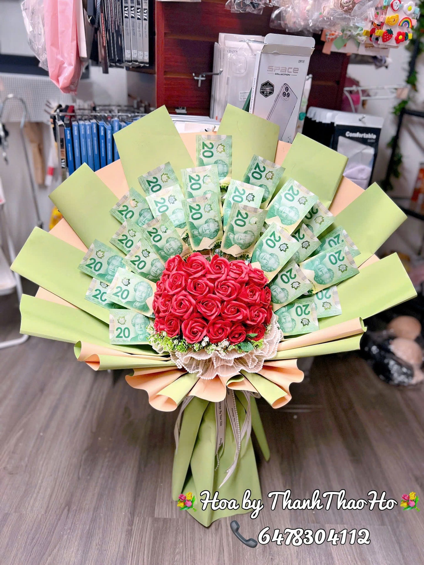 Tổng hợp hoa tiền tinh tế nhiều kiểu dáng