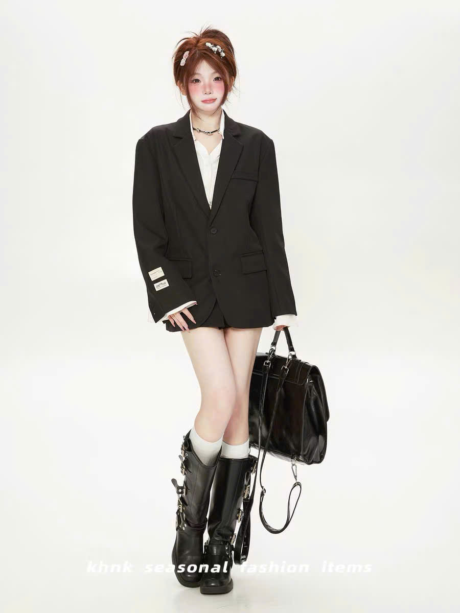 Áo blazer khoác ngoài thanh lịch áo vest nữ