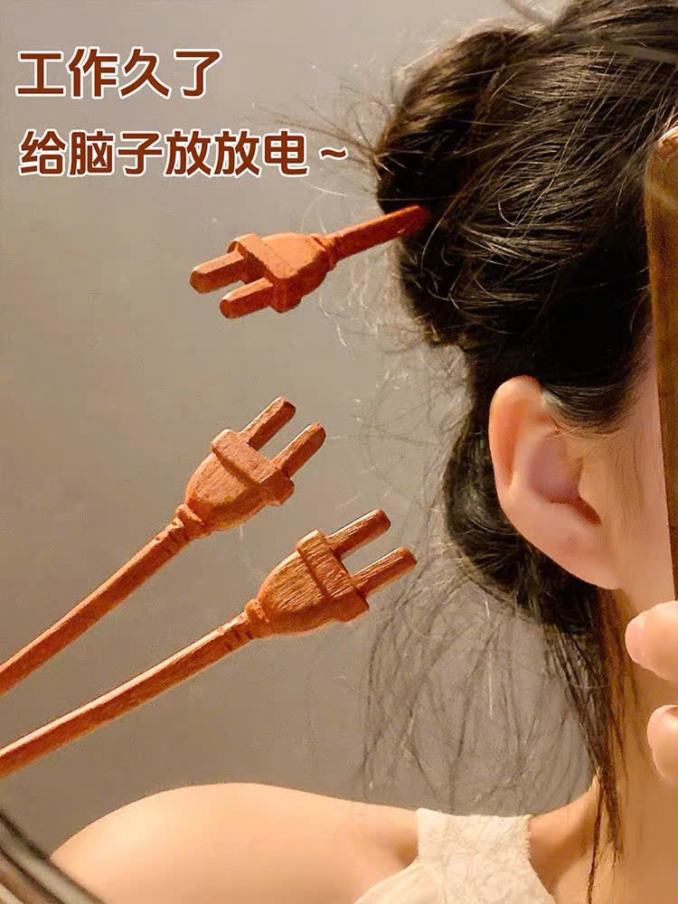 Trâm cài tóc chuôi điện vòi nước