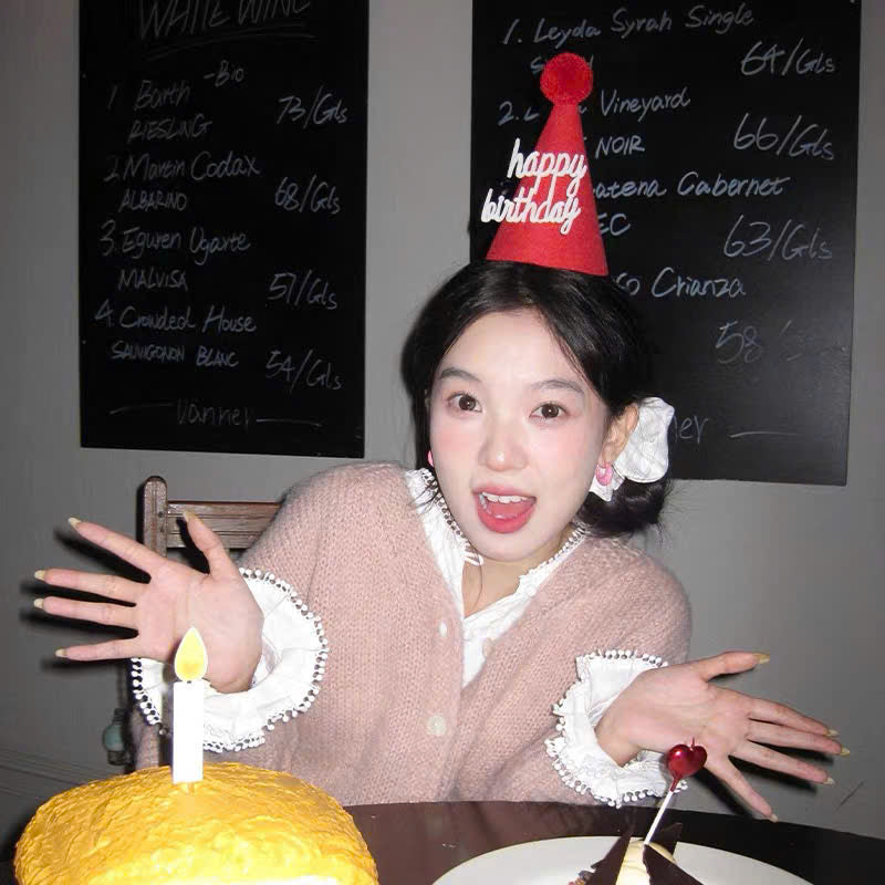 Bờm tóc mũ Happy Birthday cài tóc sinh nhật
