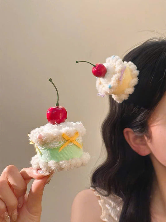 Kẹp tóc bánh kem sinh nhật