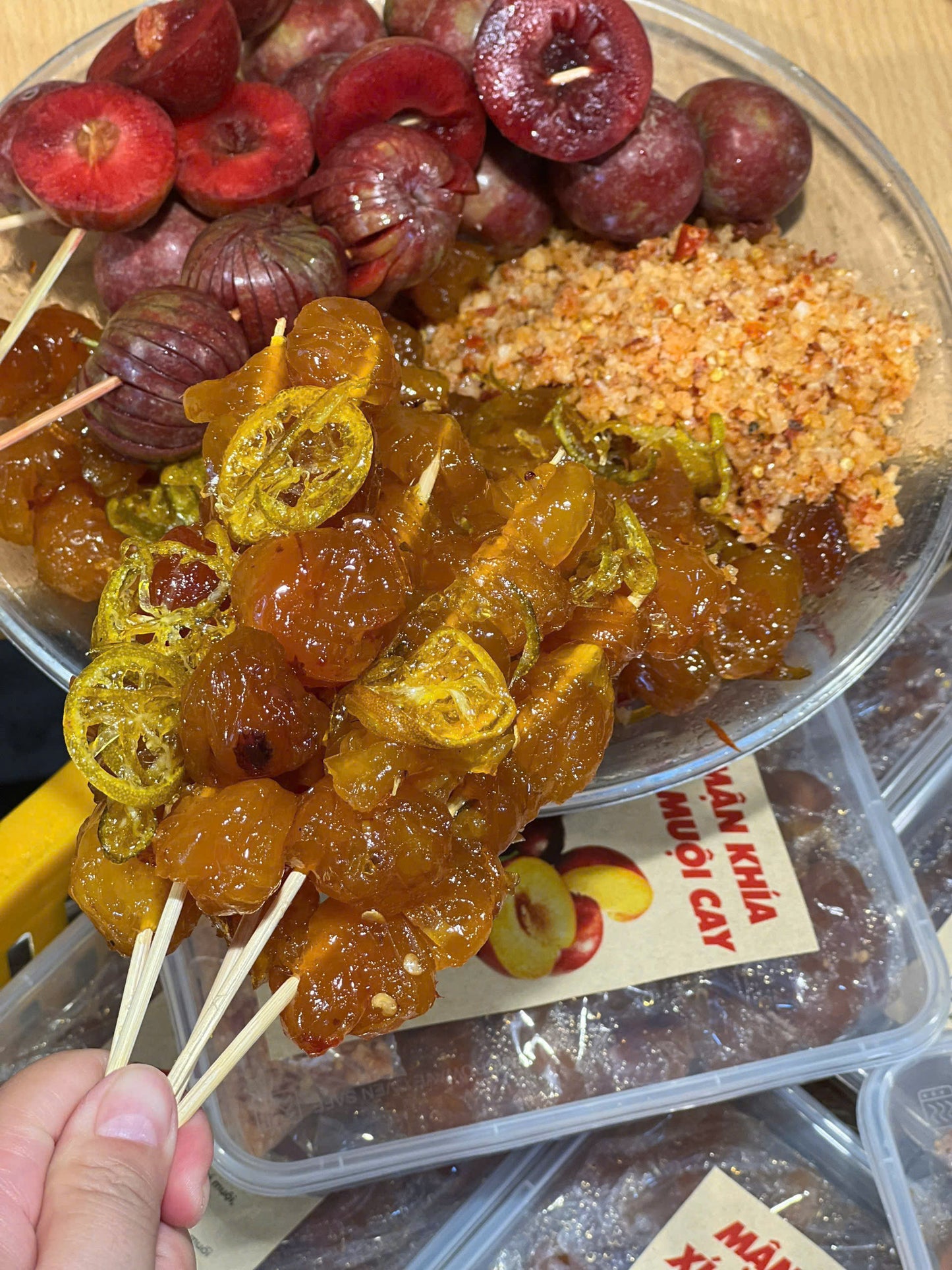 Tổng hợp ăn vặt trái cây dầm chua cay mặn