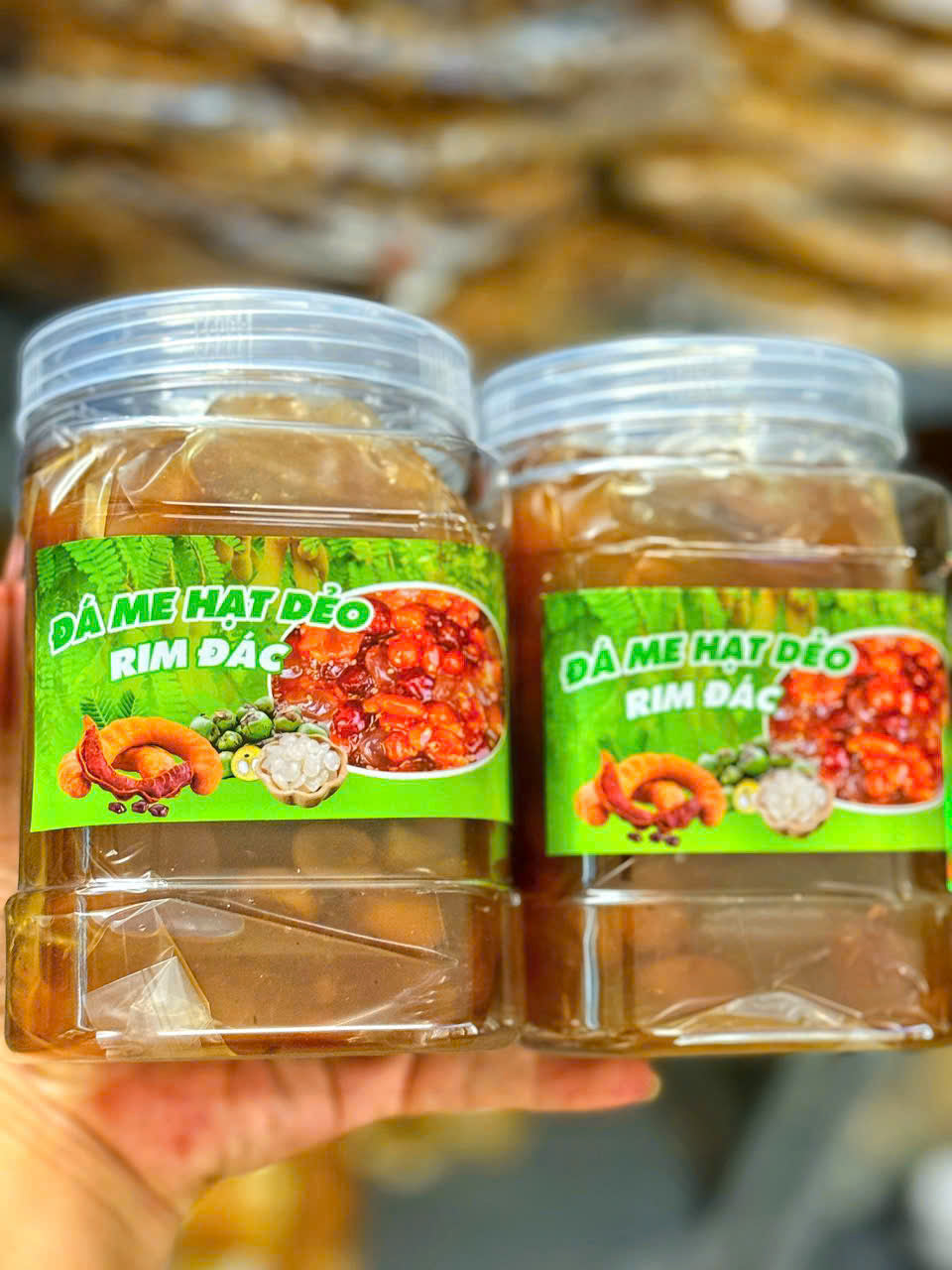 Đá me hạt dẻo rim mít dừa - nước, rim đác