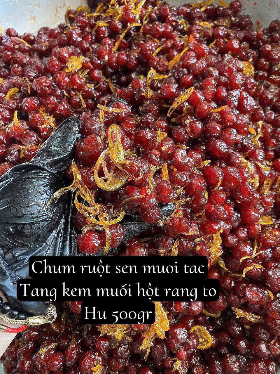 Chùm ruột sên muối tắc tặng kèm muối ớt hột