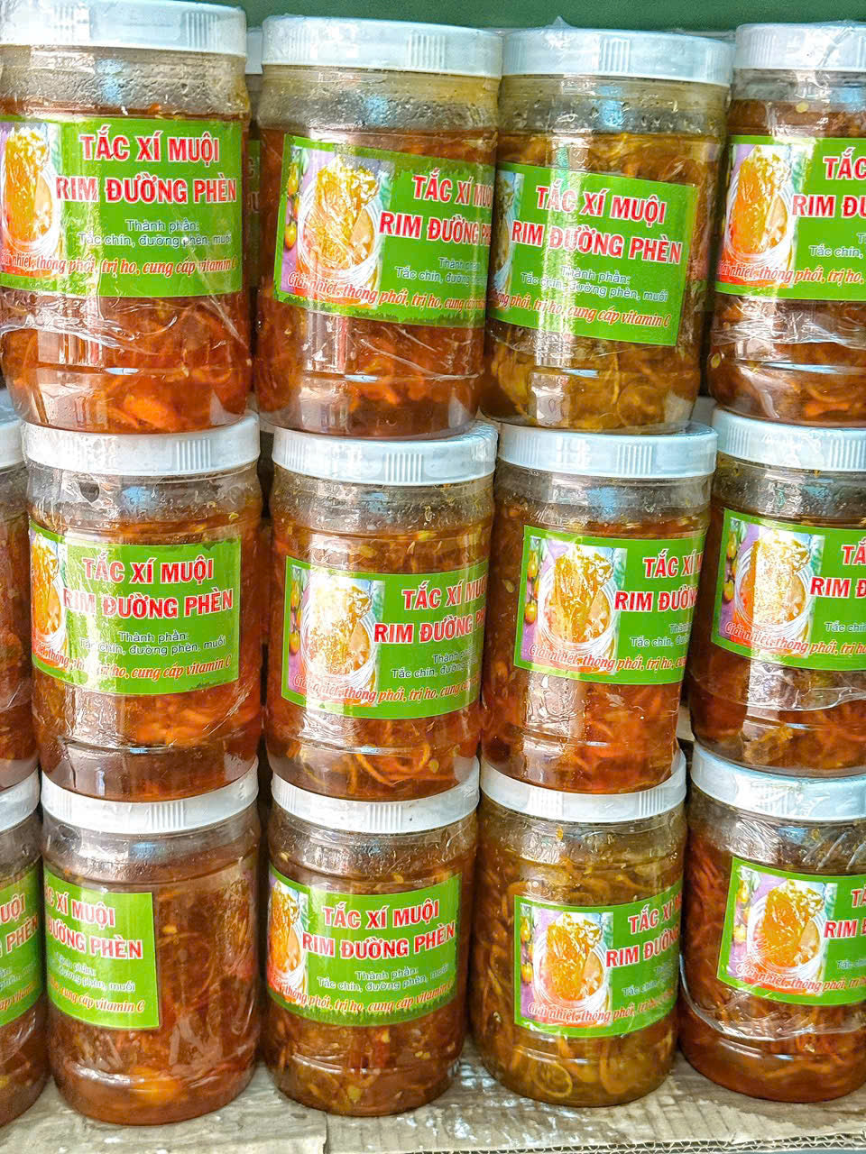 Tắc xí muội rim đường phèn