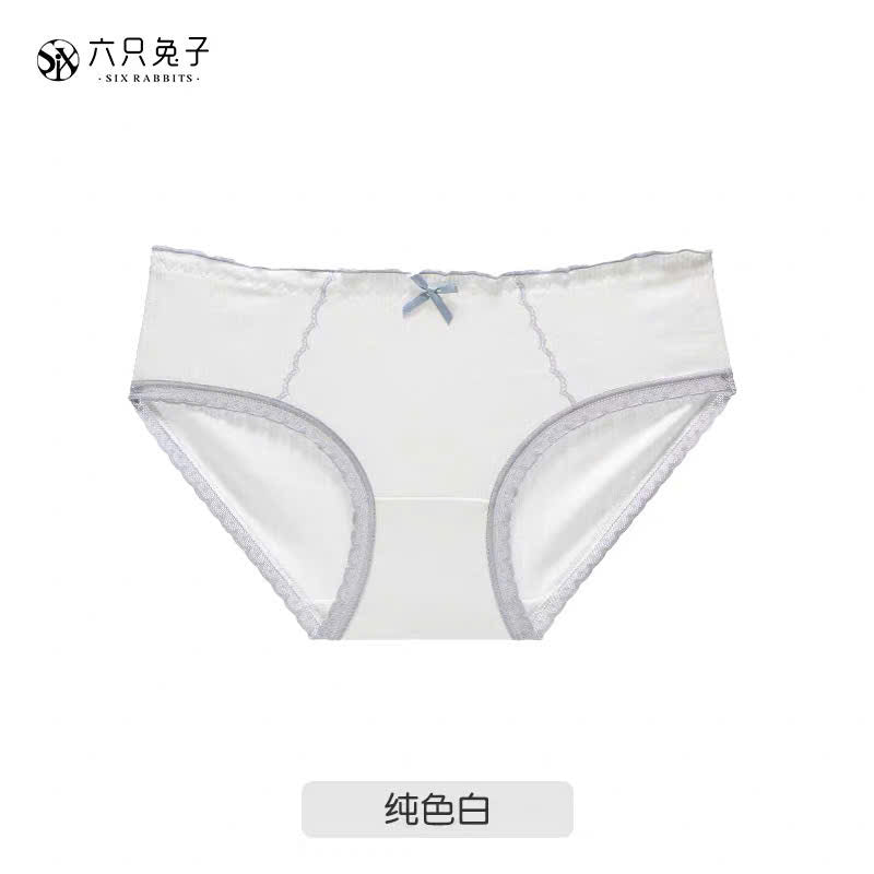 Quần lót cotton xanh trắng dễ thương