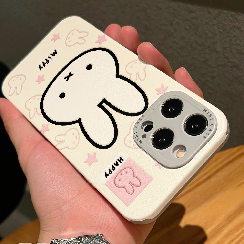 Ốp lưng IP thỏ Miffy trắng