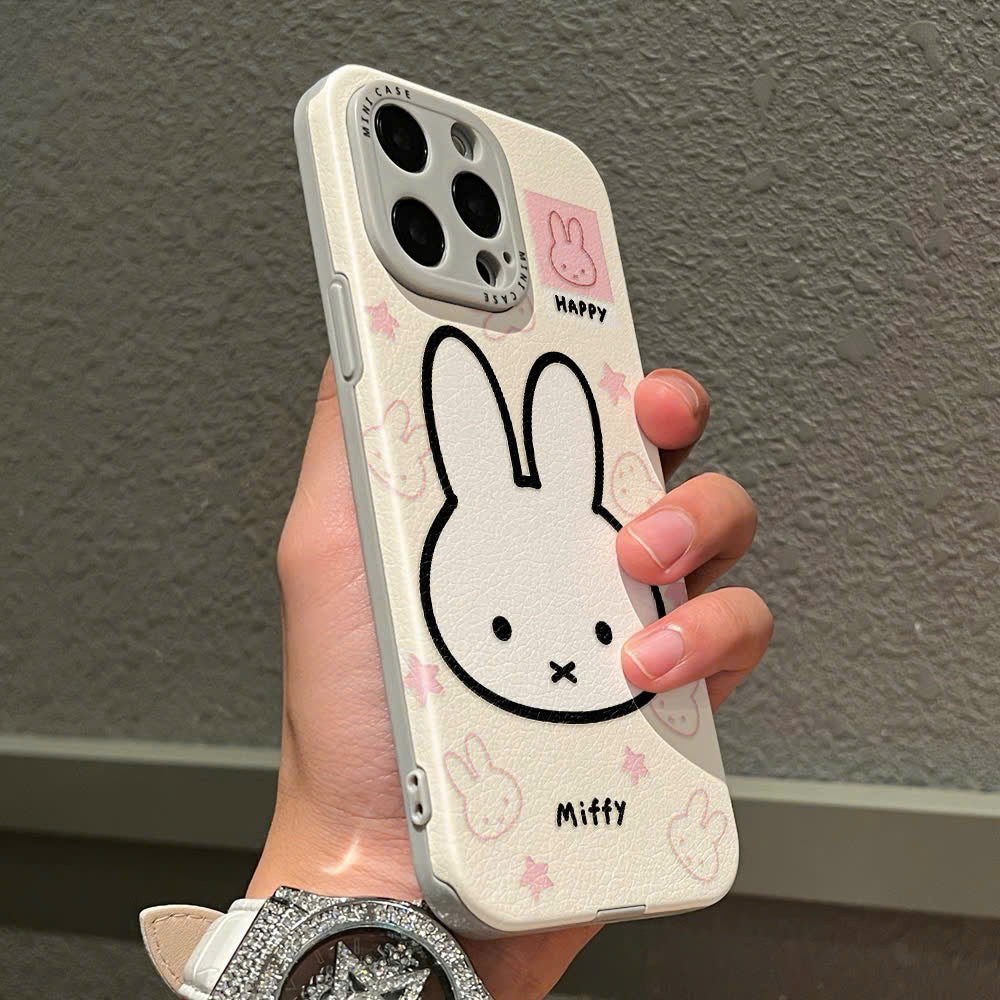 Ốp lưng IP thỏ Miffy trắng