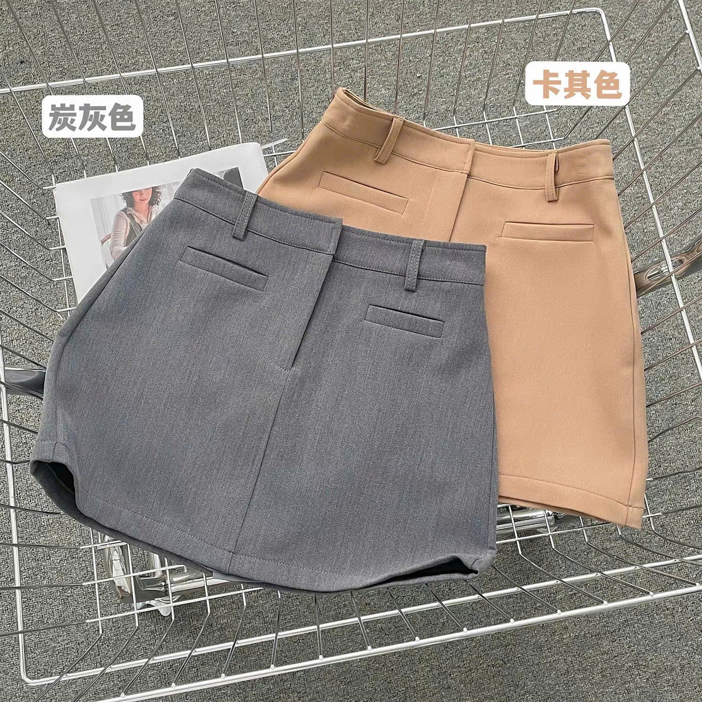 Chân váy chữ A túi đứng thanh lịch