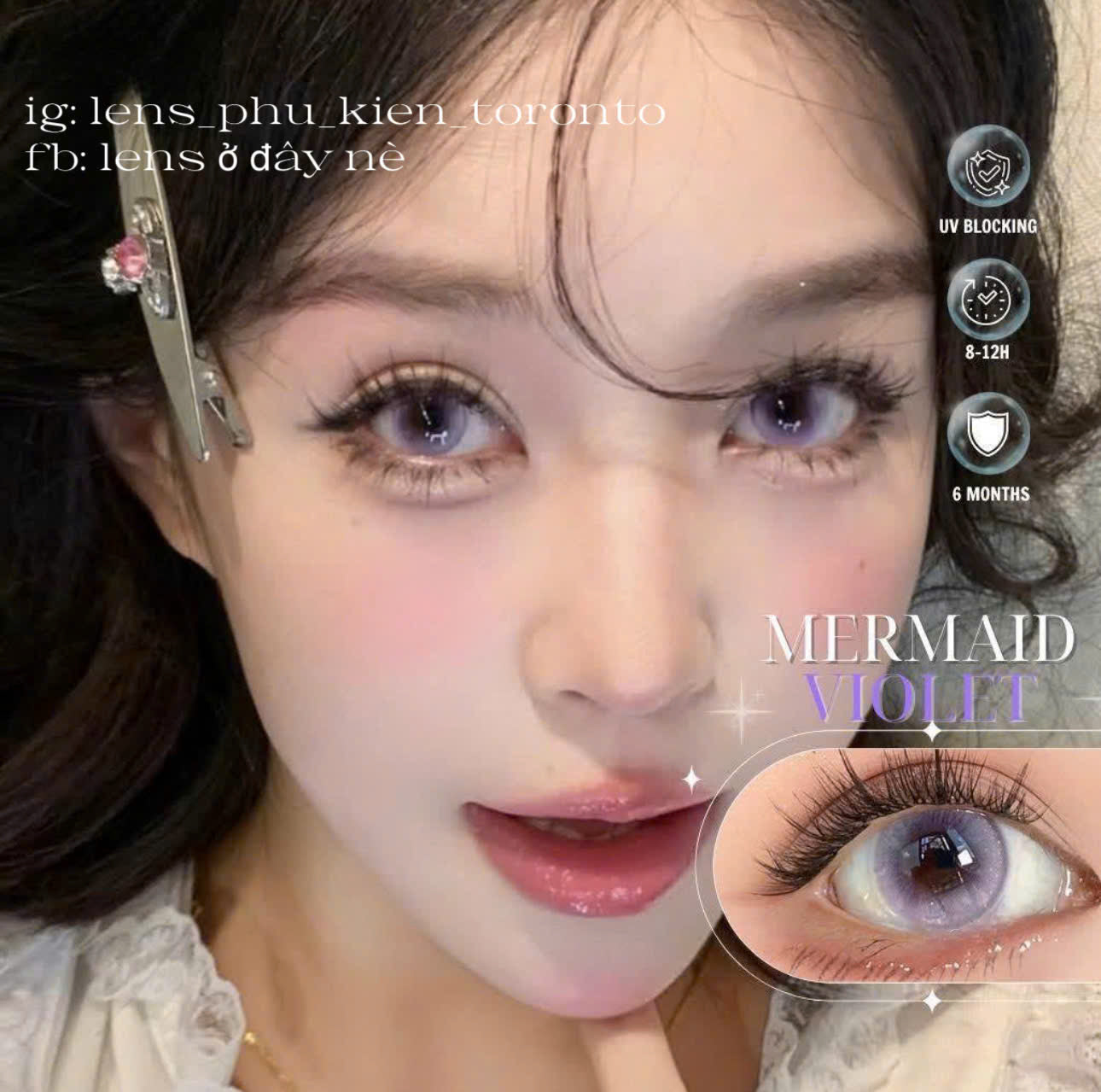 Contact Lens - Mermaid Violet