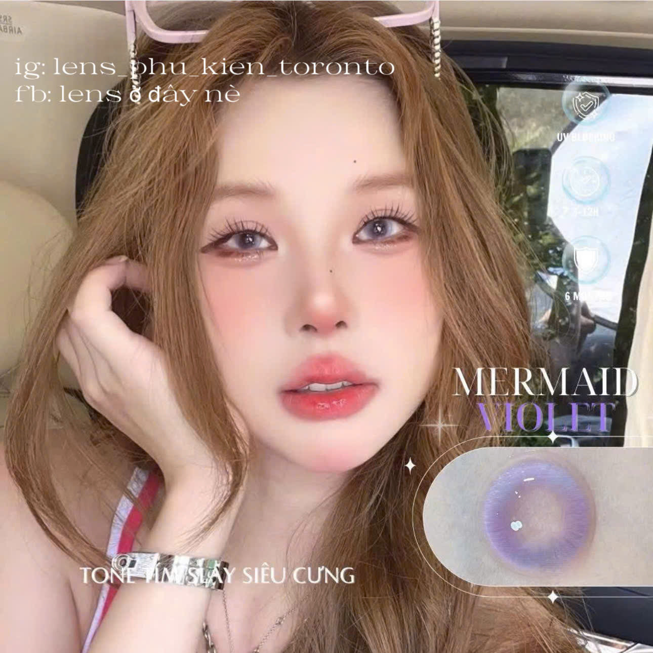 Contact Lens - Mermaid Violet