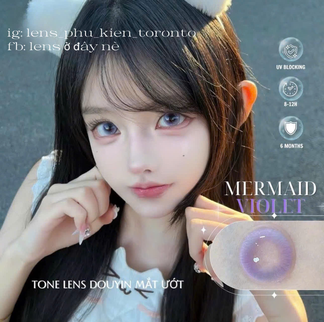 Contact Lens - Mermaid Violet