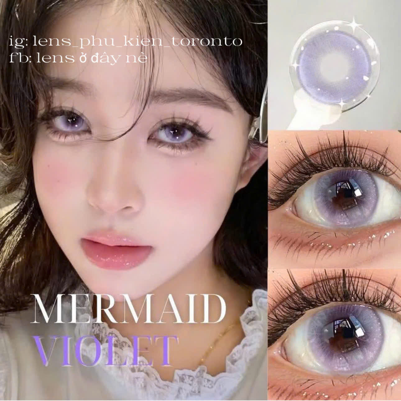 Contact Lens - Mermaid Violet