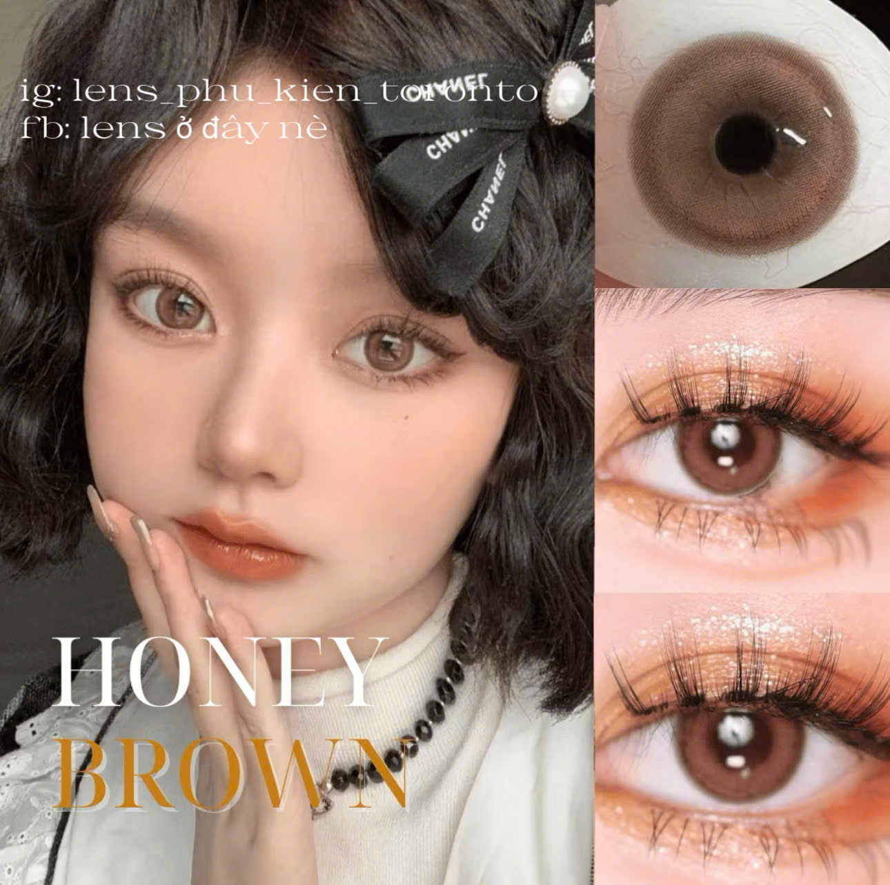 Contact Lens - Honey Brown