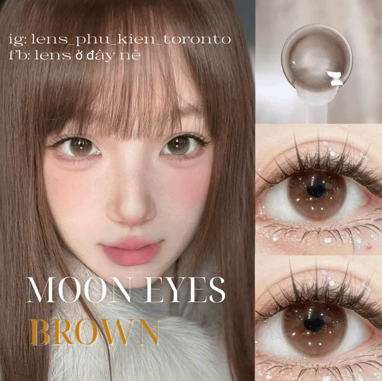 Contact Lens - Moon Eyes Brown