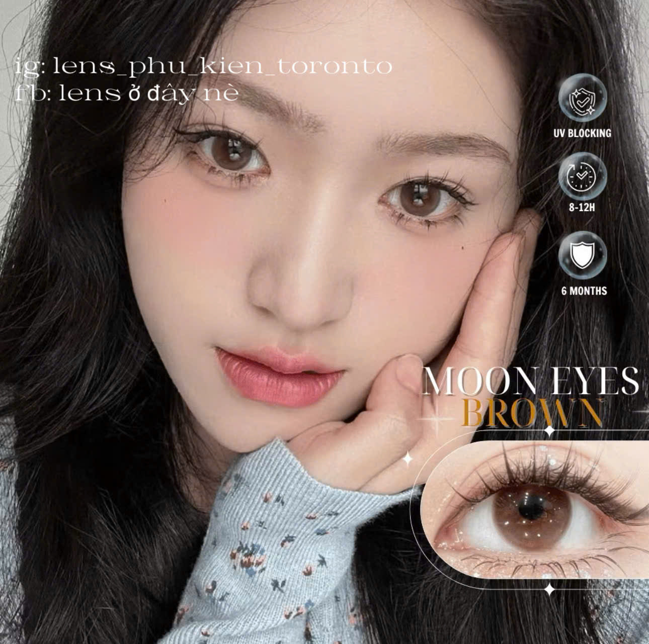 Contact Lens - Moon Eyes Brown