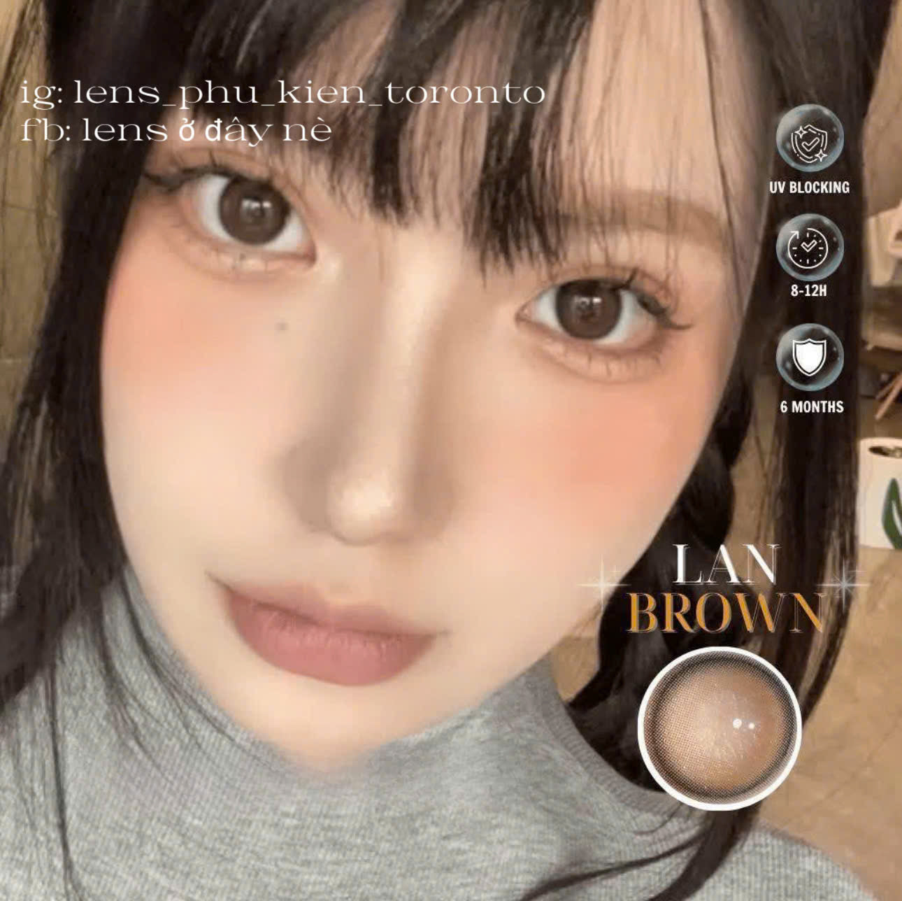 Contact Lens - Lan Brown