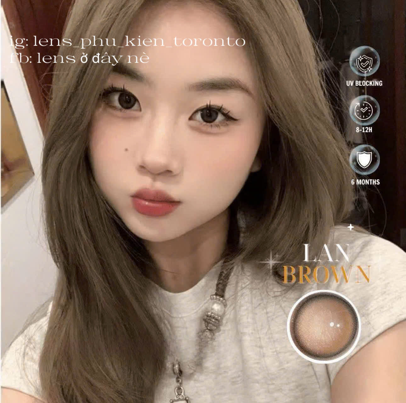 Contact Lens - Lan Brown