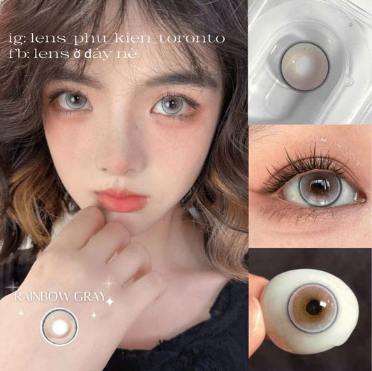 Contact Lens - Rainbow Gray