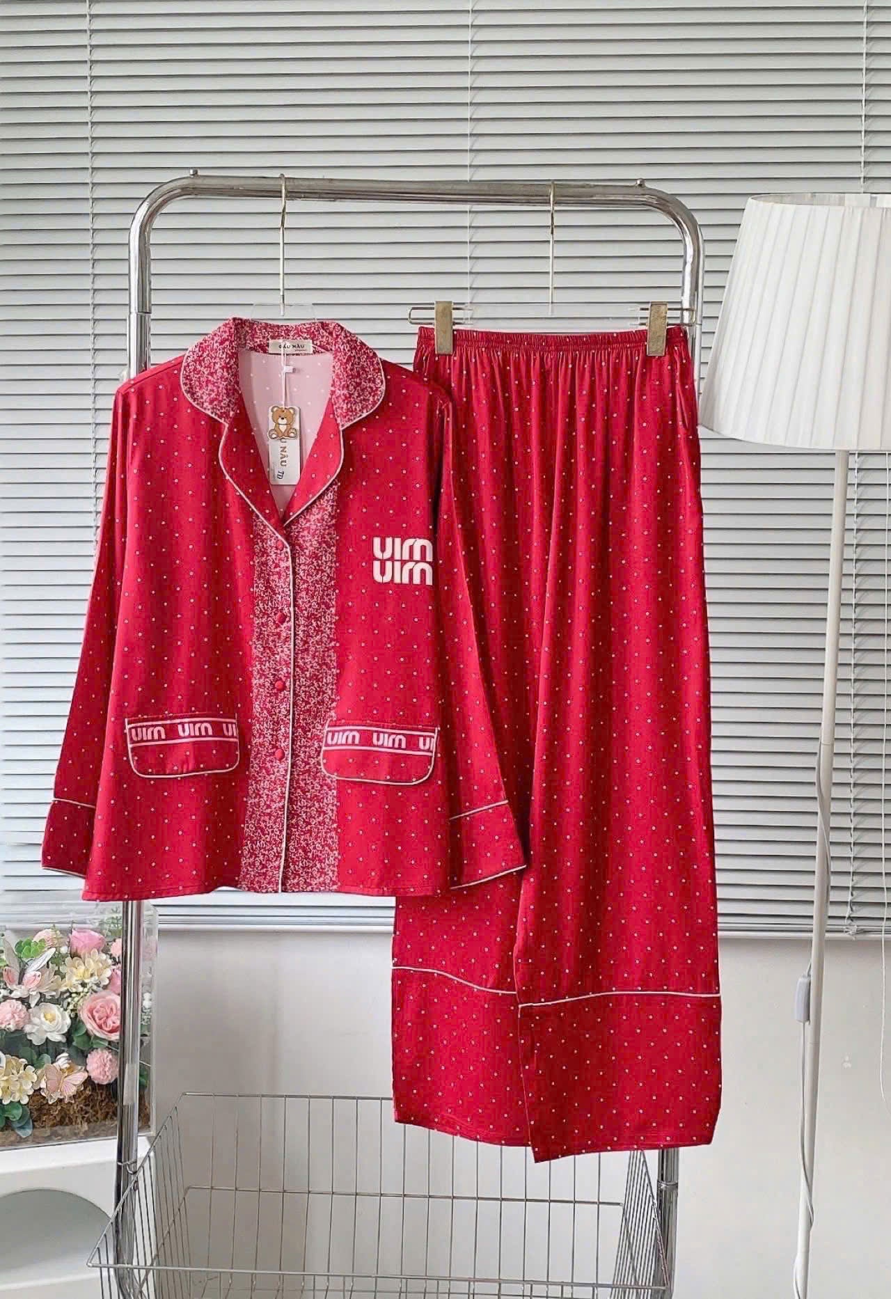 Bộ ngủ tay dài TEDDY form truyền thống
