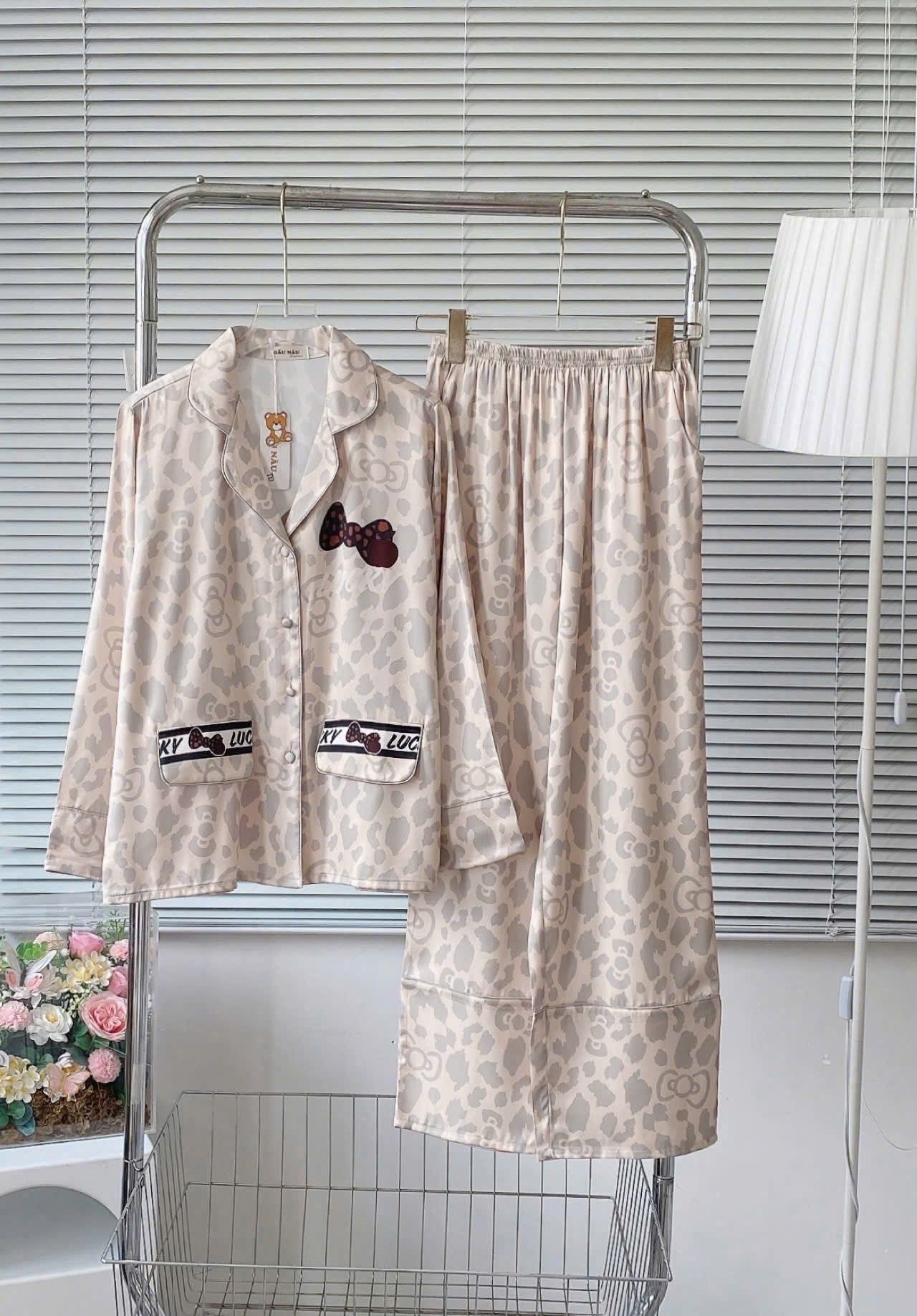 Bộ ngủ tay dài TEDDY form truyền thống