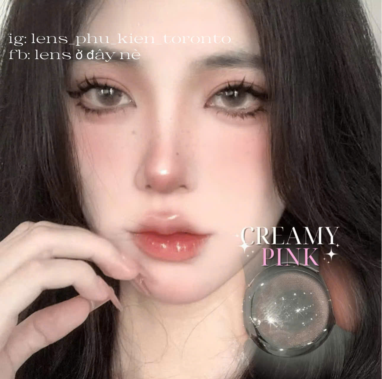 Contact Lens - Creamy Pink