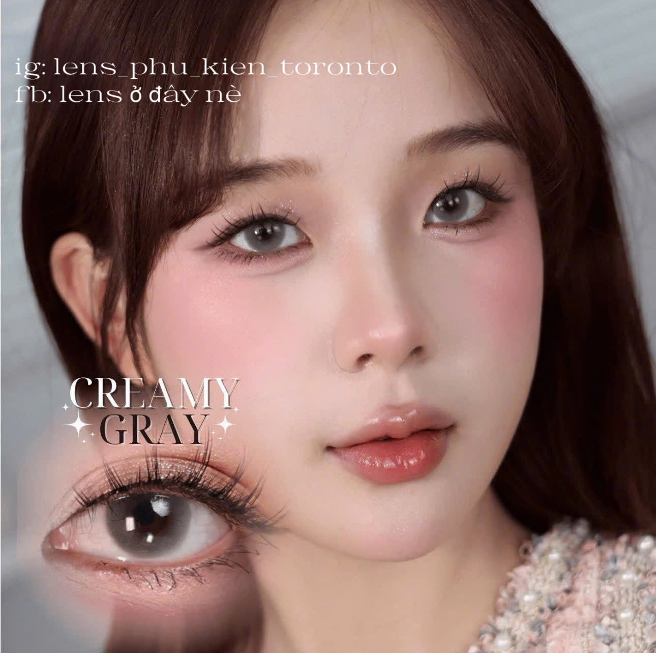 Contact Lens - Creamy Gray