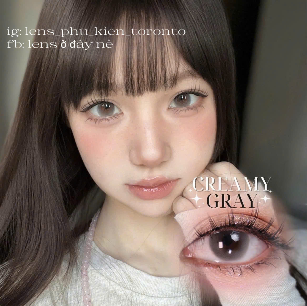 Contact Lens - Creamy Gray