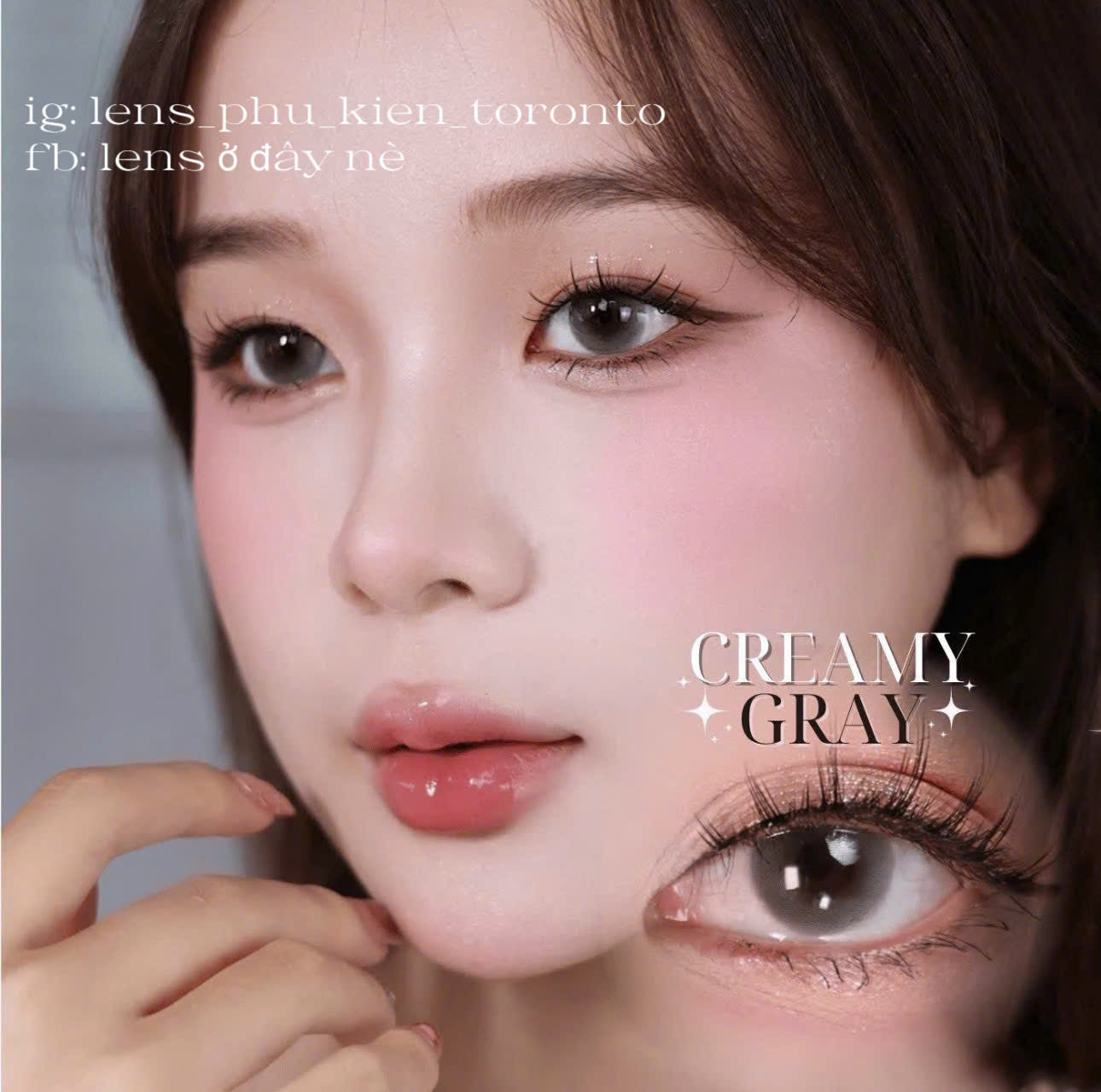 Contact Lens - Creamy Gray