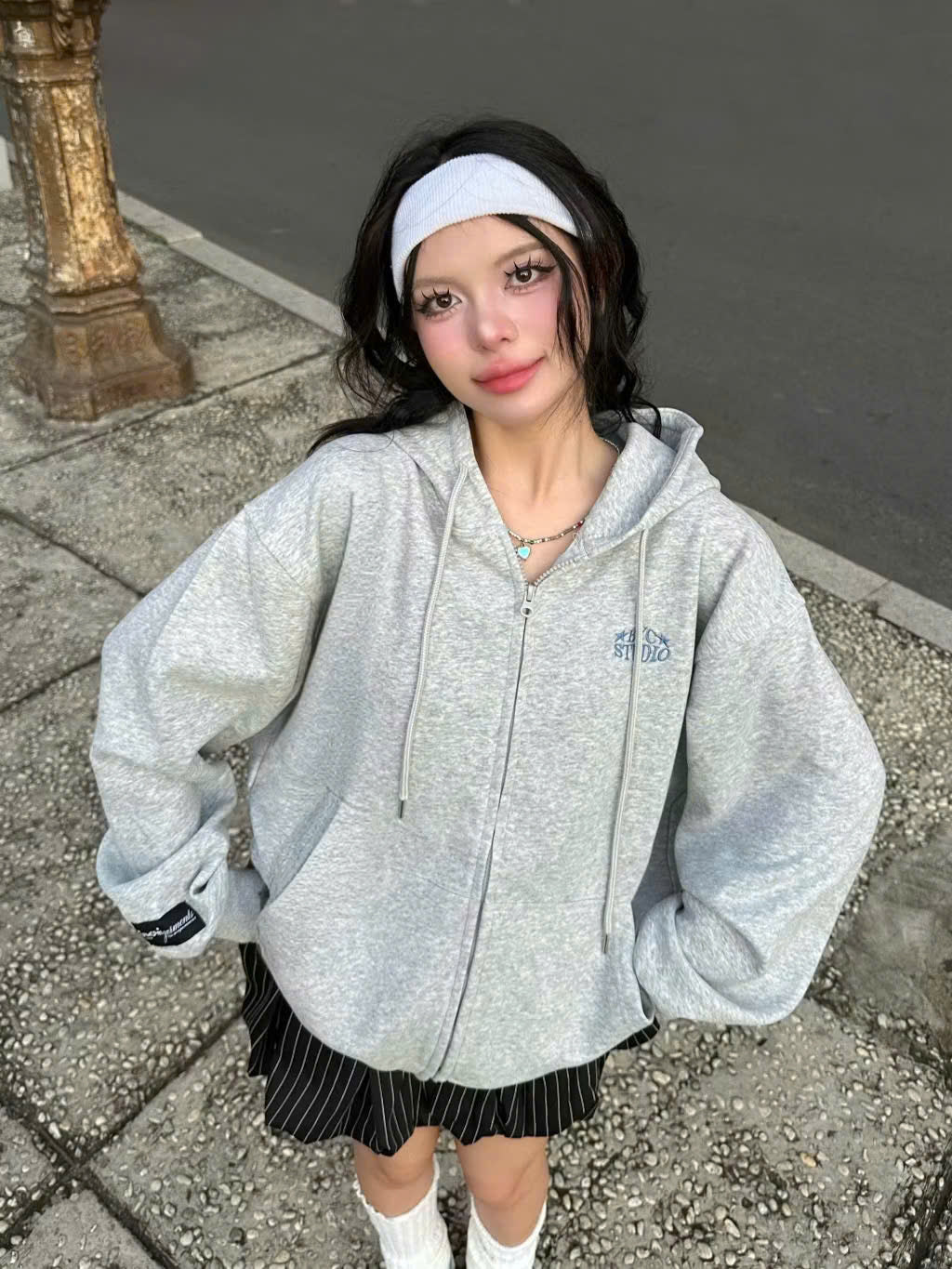 Áo Hoodie Zip Basic Form Rộng Nam Nữ 𝑩𝒚𝒄𝒂𝒎𝒄𝒂𝒎 local brand Việt Nam