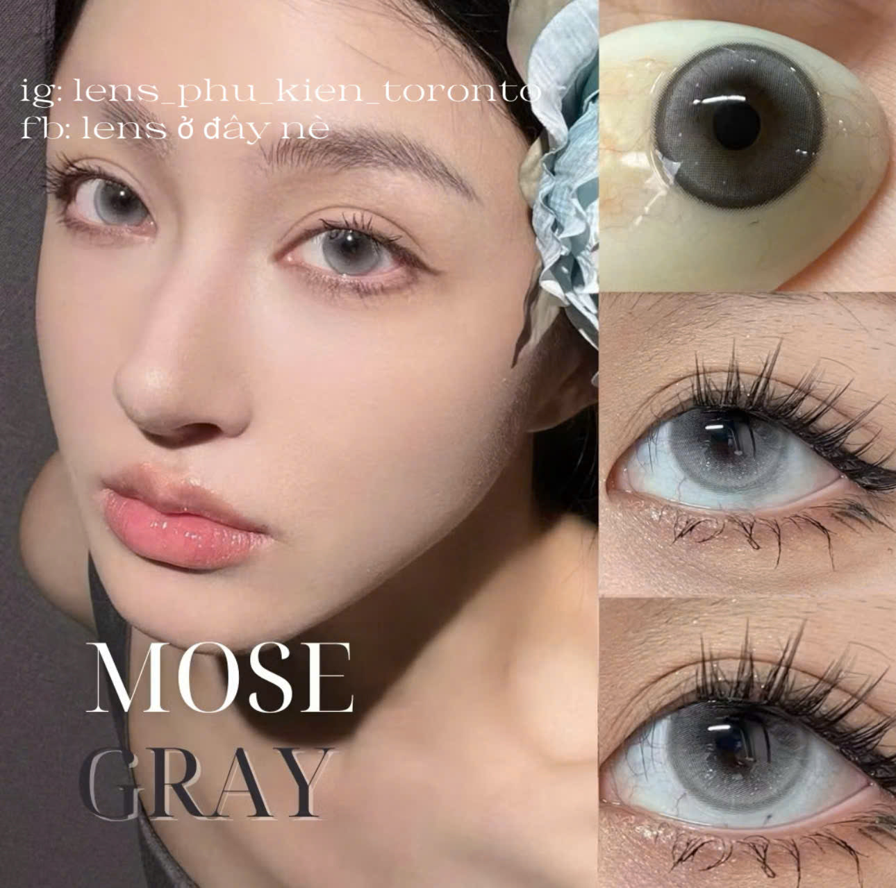 Contact lens - Mose Gray