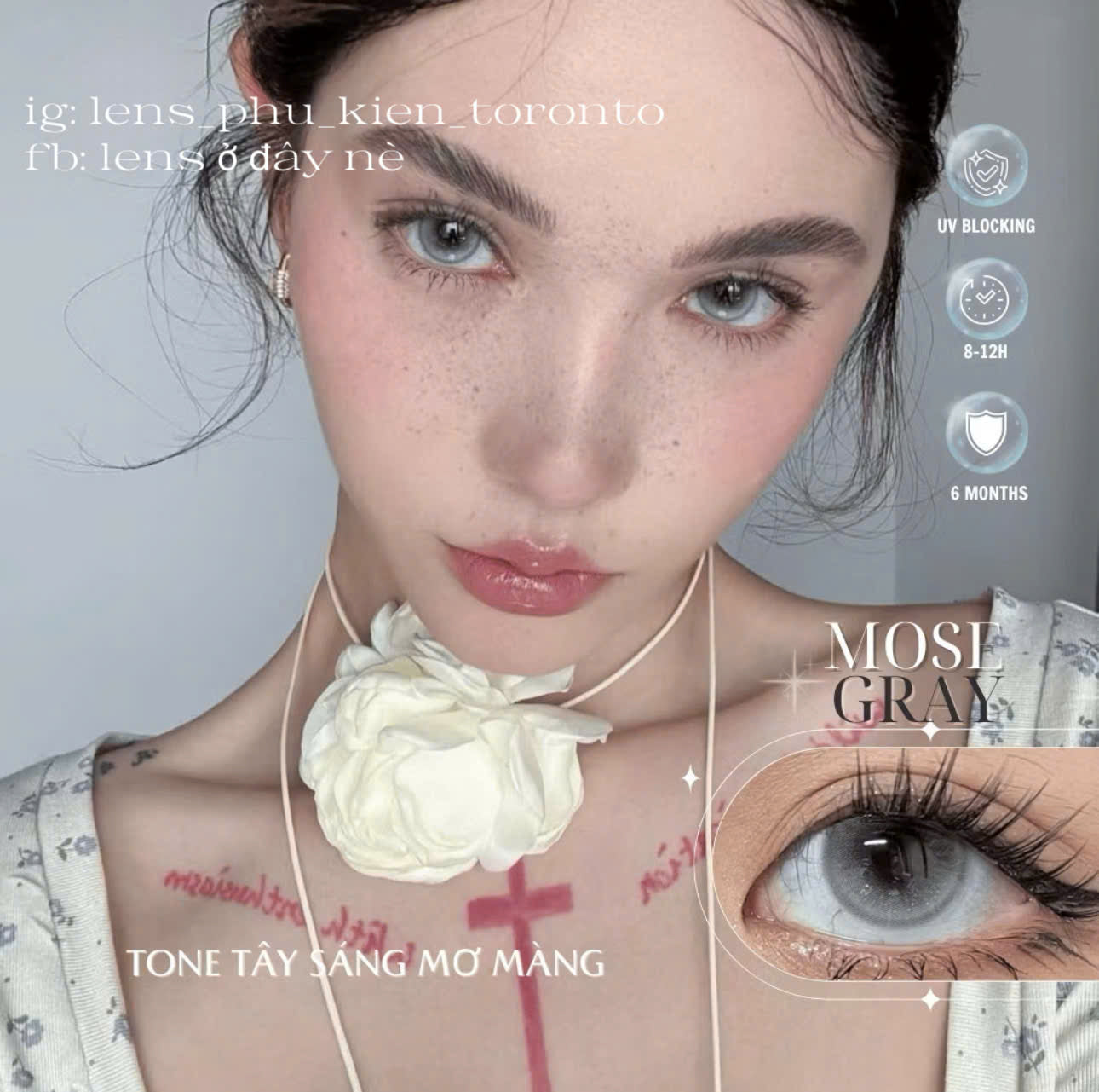 Contact lens - Mose Gray