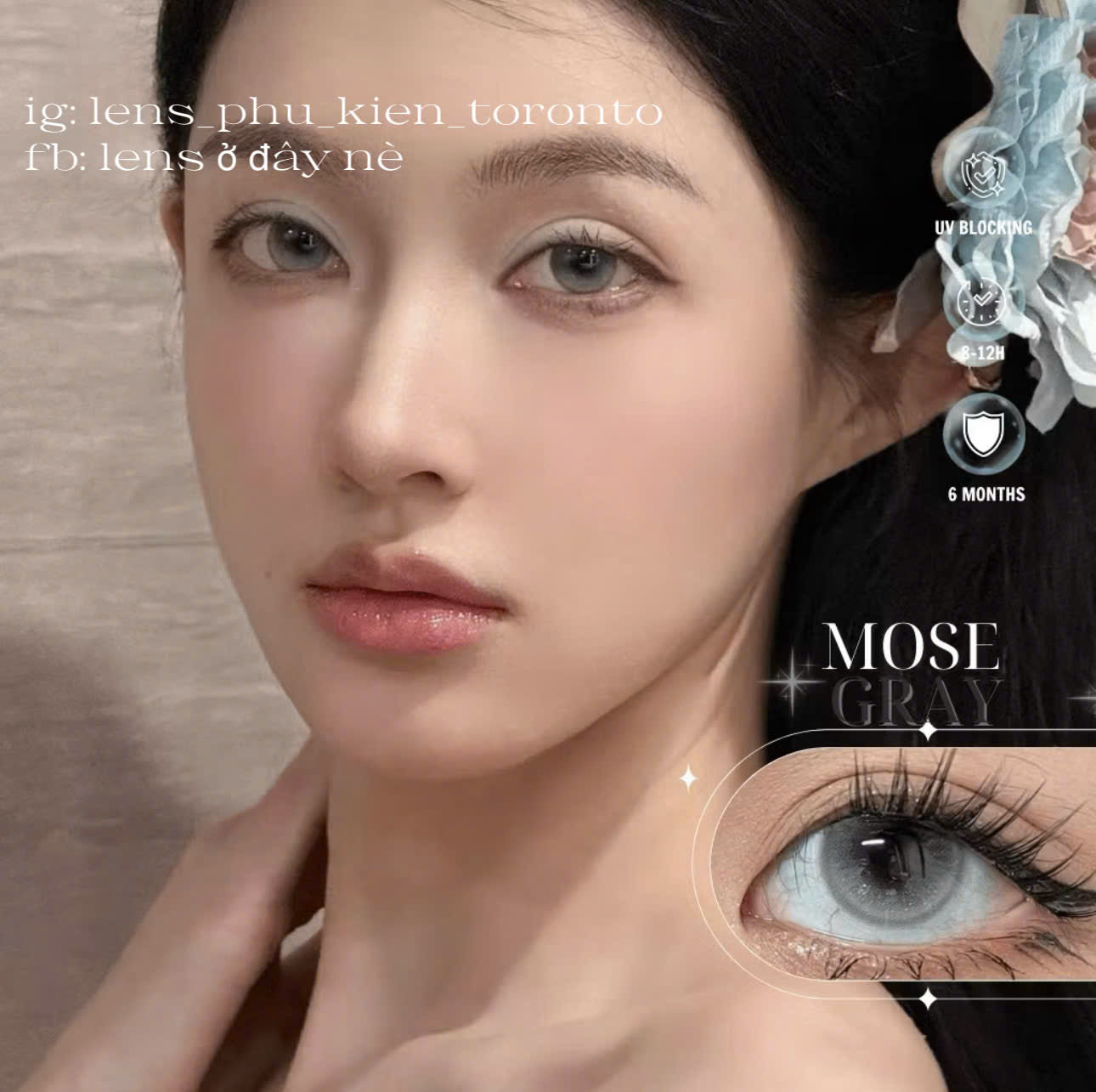 Contact lens - Mose Gray