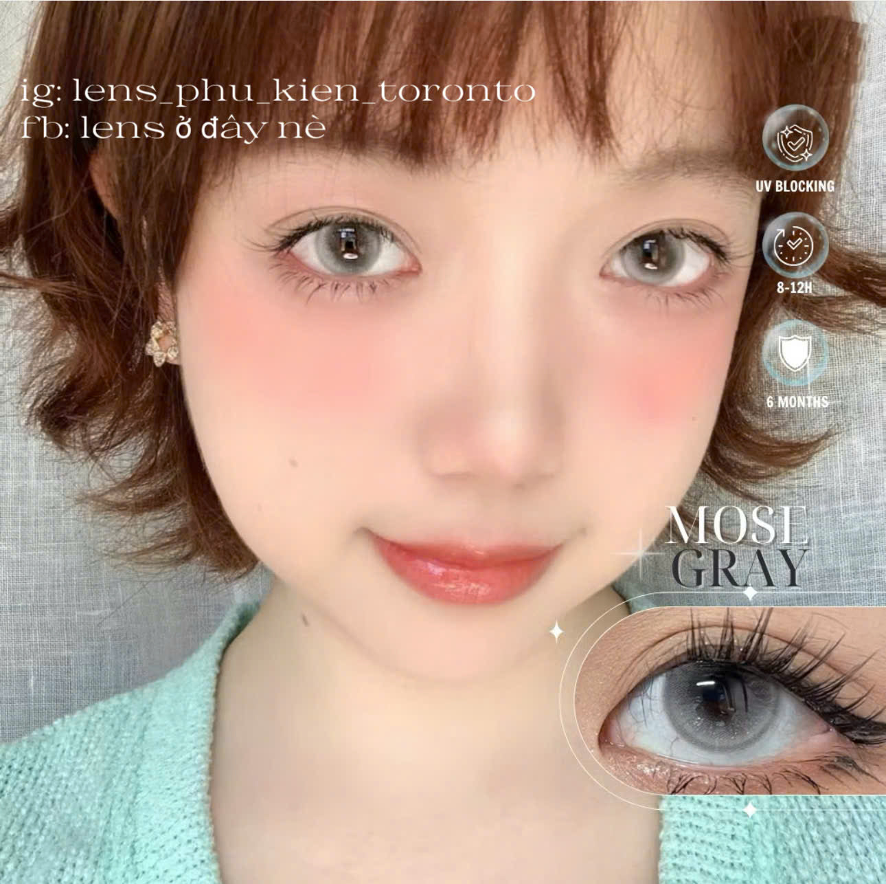 Contact lens - Mose Gray