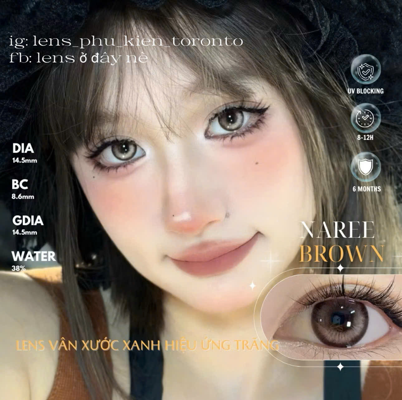 Contact lens - Naree Soon Brown