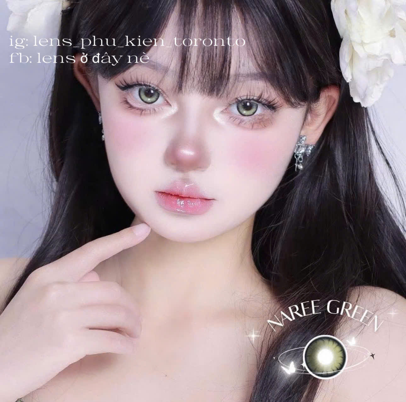 Contact lens - Naree Green