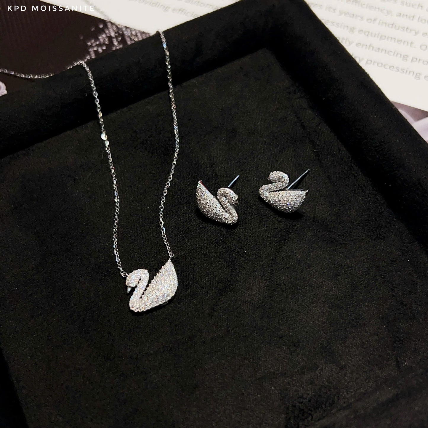 Set thiên nga full moissanite hàng nhập cao cấp
