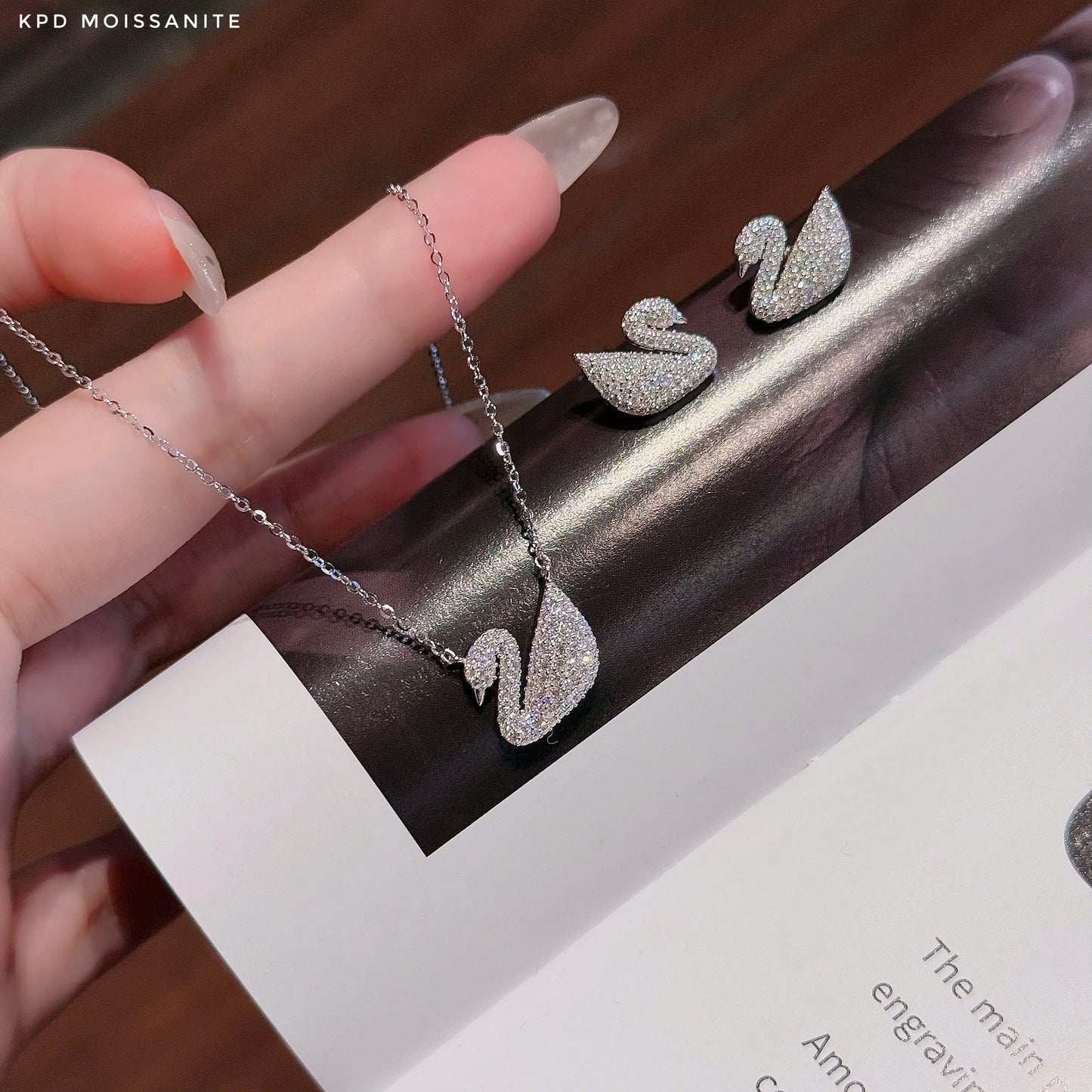 Set thiên nga full moissanite hàng nhập cao cấp