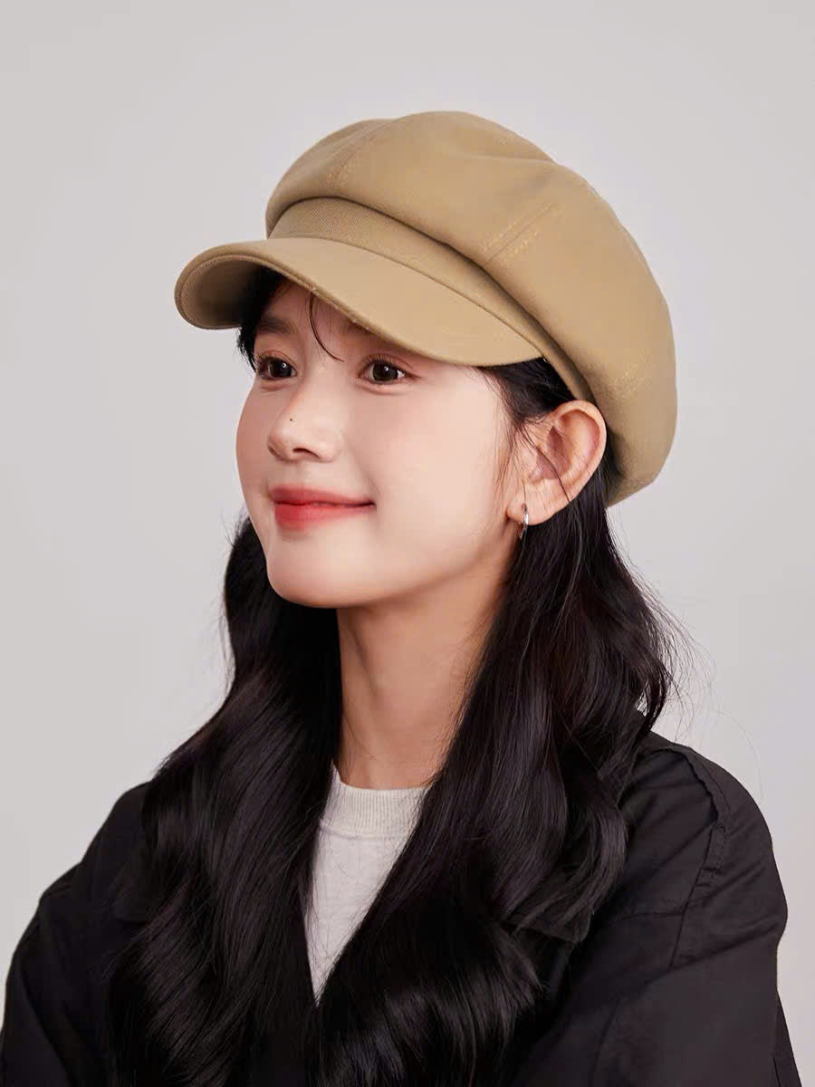 Mũ beret nữ nhiều màu thu đông thanh lịch