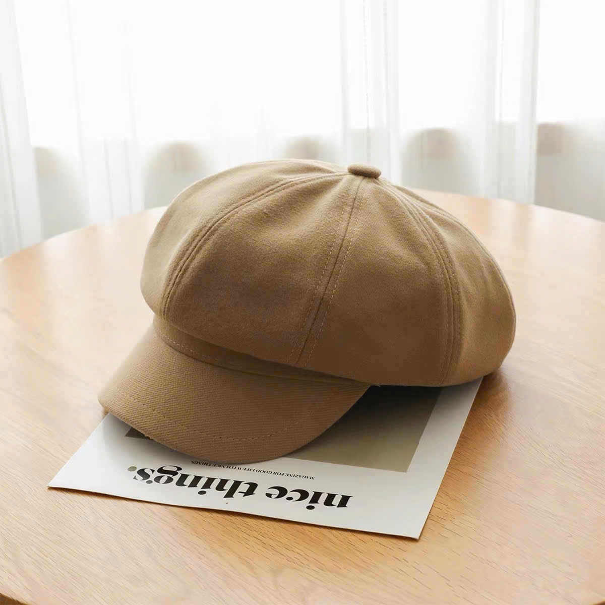 Mũ beret nữ nhiều màu thu đông thanh lịch
